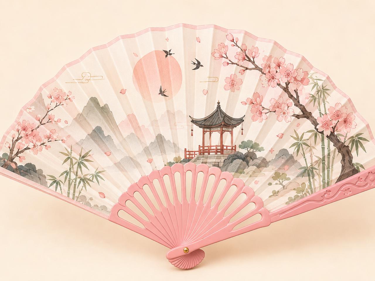 Hand Fan (Random color)